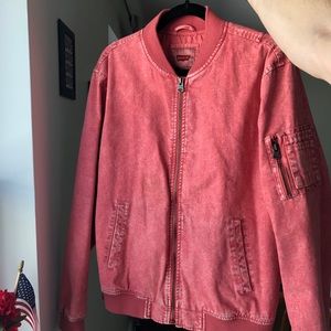 Pink Levi’s Bomber Jacket